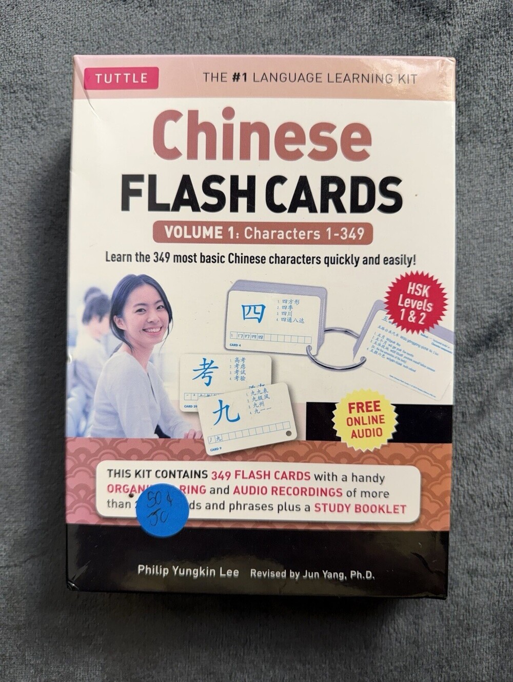 Tuttle Chinese Flash Cards Volume 1 Characters 1-349 HSK Levels 1 & 2 Complete